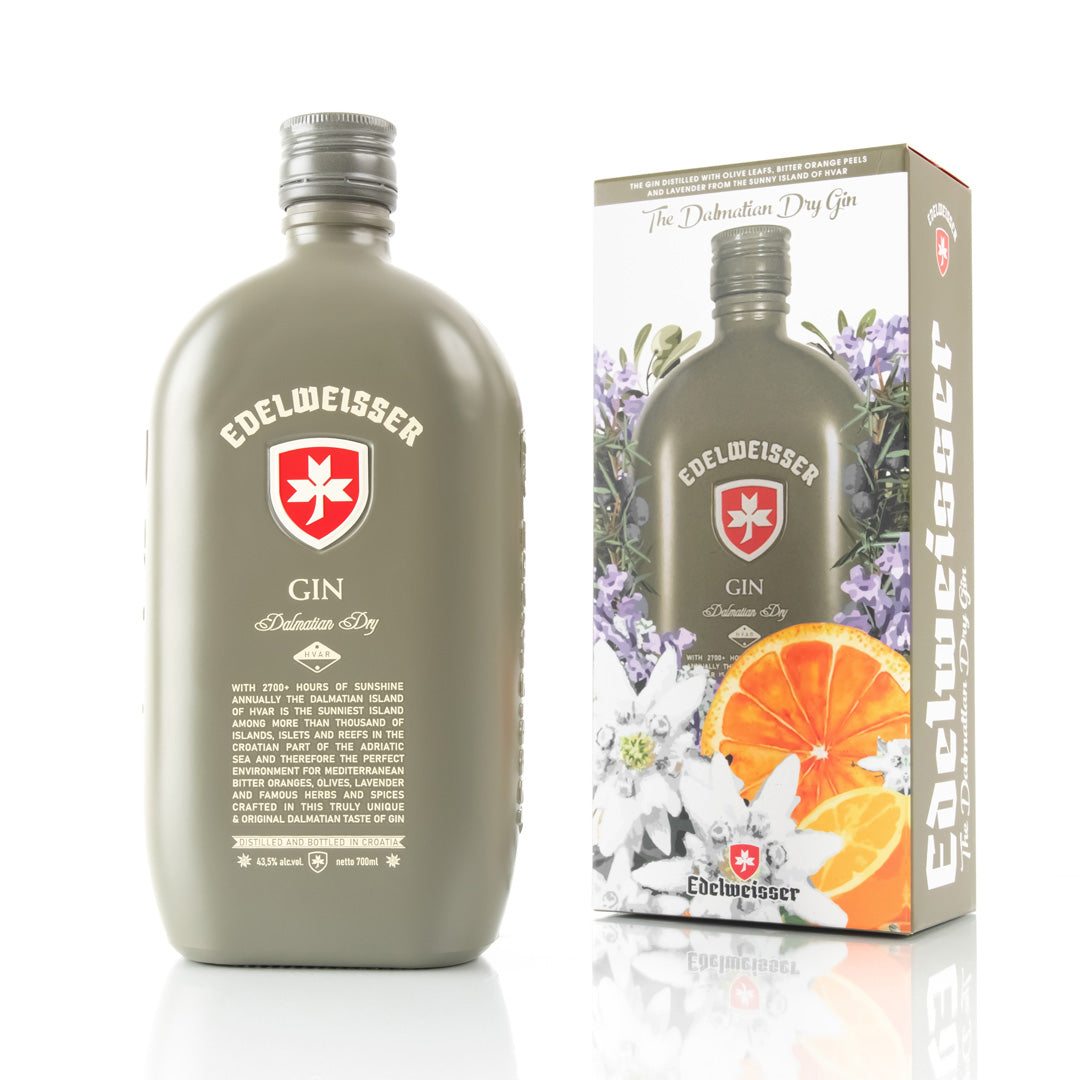 Edelweisser Dalmatian Dry Gin - Indigo