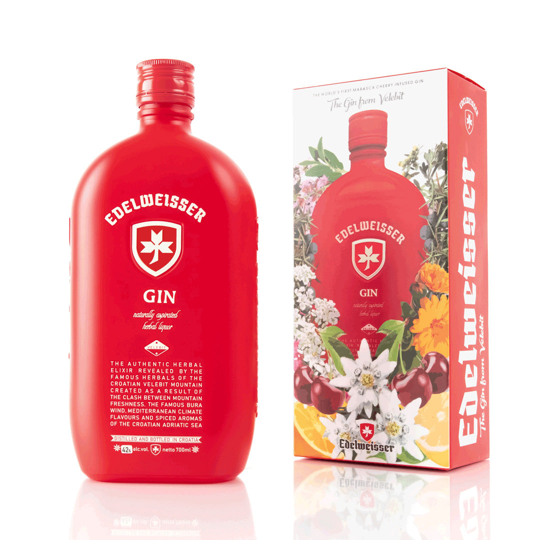 Edelweisser Herbal Liquor Gin - Indigo