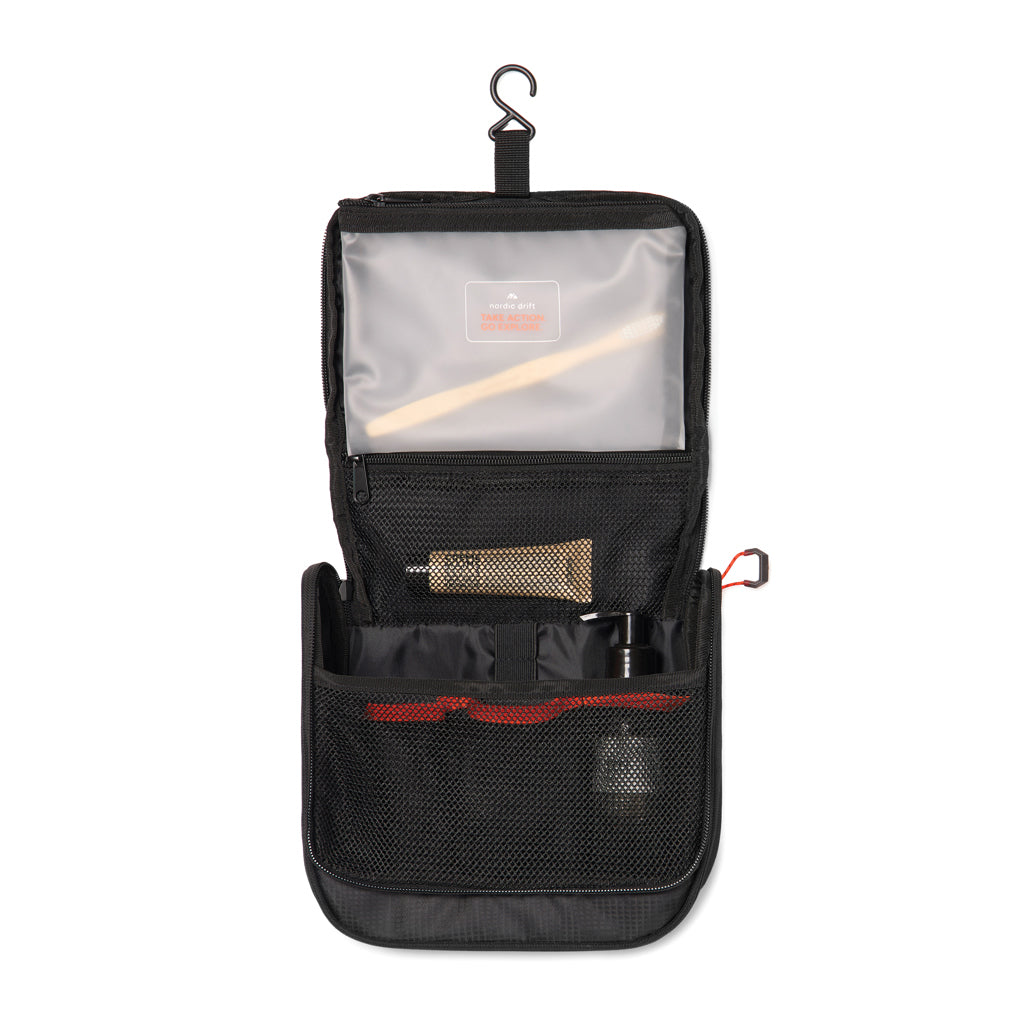 Nordic Drift Trail RCS toiletry bag 3L - Black