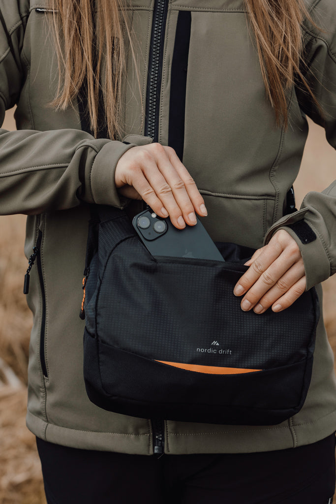 Nordic Drift Trail RCS Crossbody bag 4L - Black