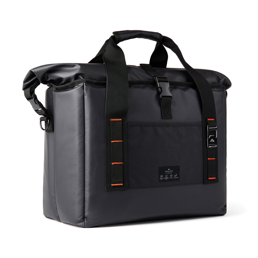 Nordic Drift RCS water-repellent cooler tote 22L - Black