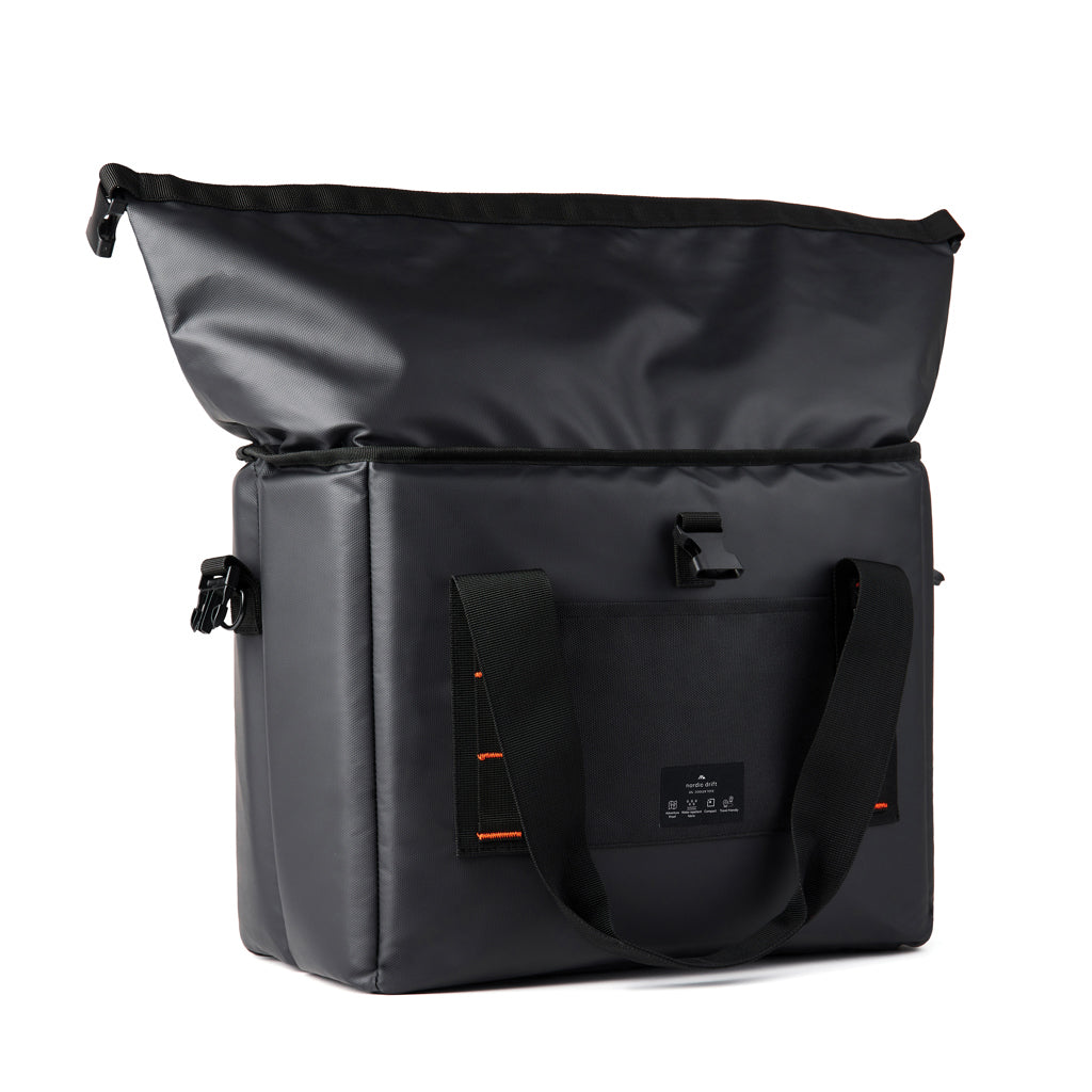 Nordic Drift RCS water-repellent cooler tote 22L - Black