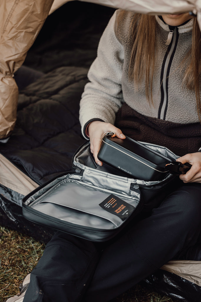 Nordic Drift Storm RCS water-repellent lunch cooler bag - Black