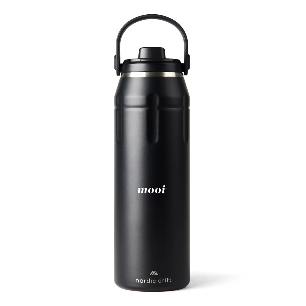Nordic Drift Trail RCS Insulated sports bottle 940ml - Black