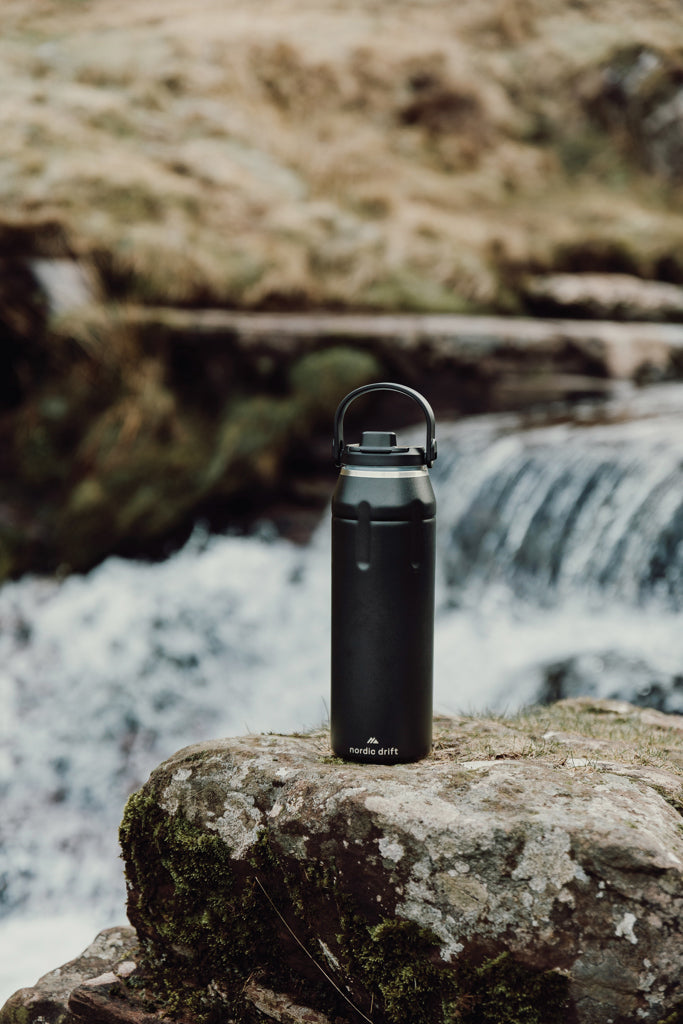Nordic Drift Trail RCS Insulated sports bottle 940ml - Black