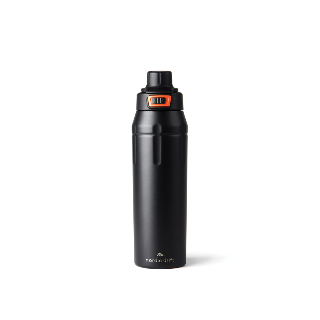 Nordic Drift Trail RCS Insulated Lockable Sports Bottle - Black