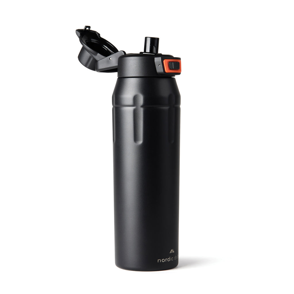 Nordic Drift Trail RCS Insulated Lockable Sports Bottle - Black