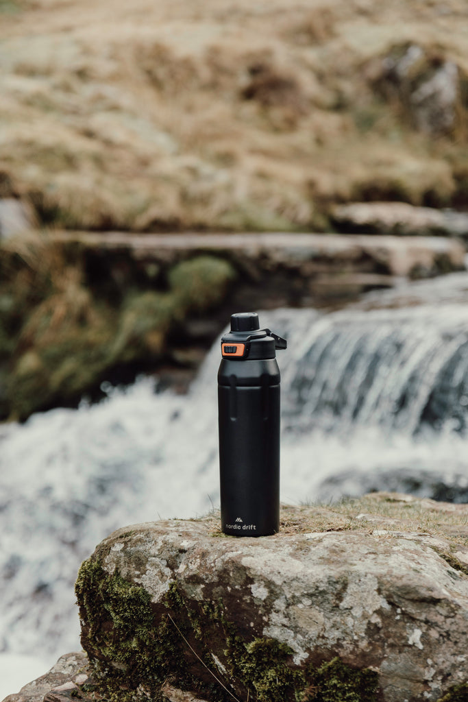 Nordic Drift Trail RCS Insulated Lockable Sports Bottle - Black