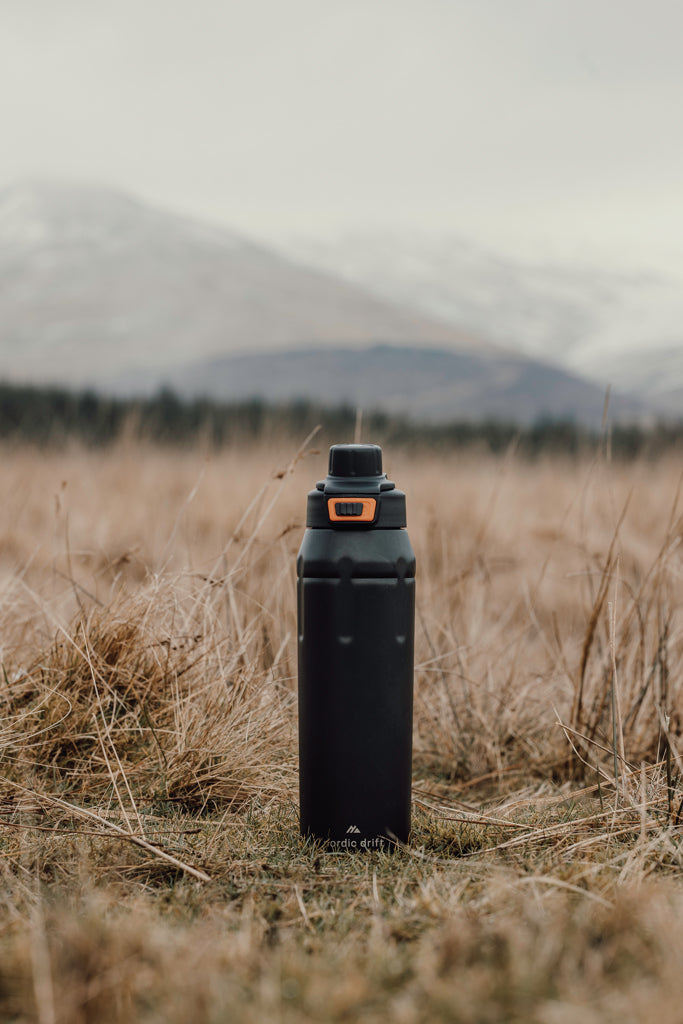 Nordic Drift Trail RCS Insulated Lockable Sports Bottle - Black