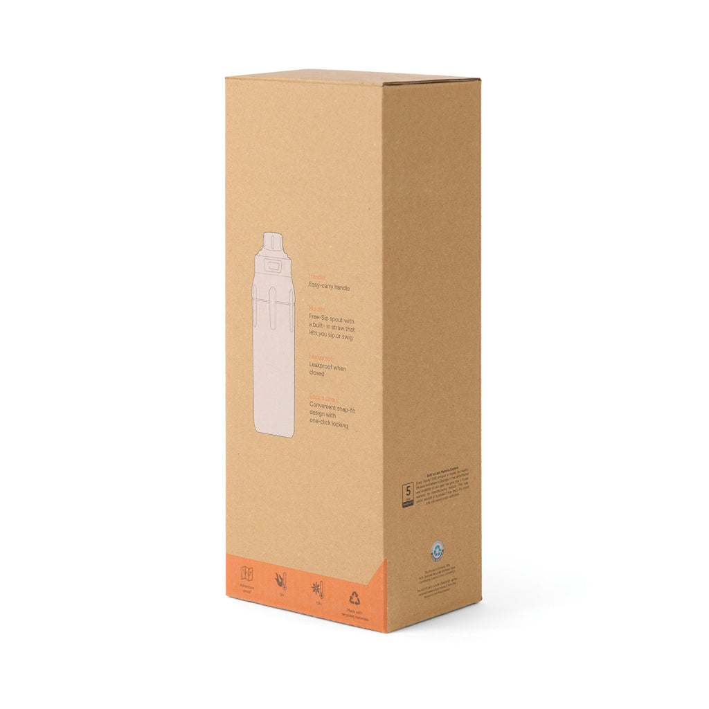 Nordic Drift Trail RCS Insulated Lockable Sports Bottle - Black