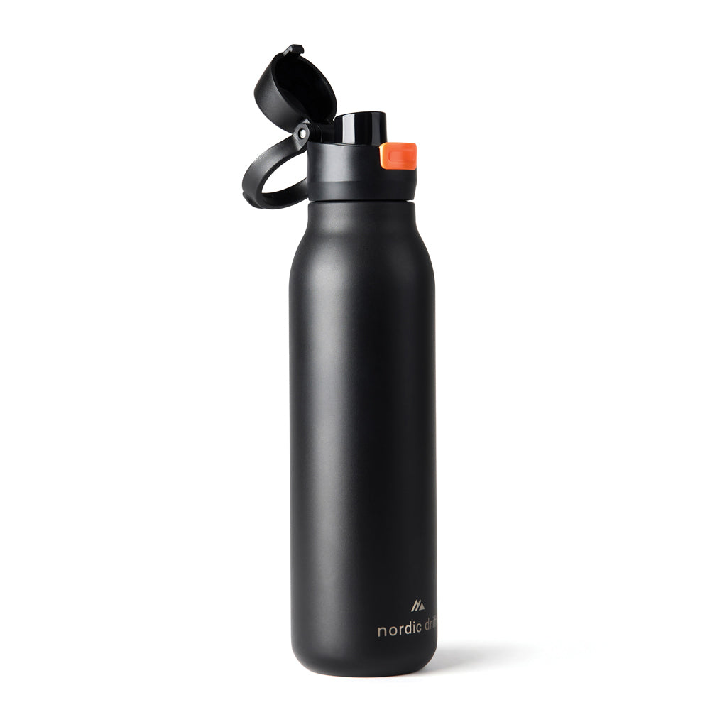 Nordic Drift Trail RCS Single Wall Water Bottle 750ml - Black