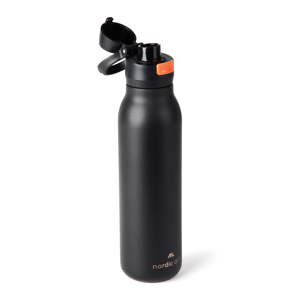 Nordic Drift Trail RCS Single Wall Water Bottle 750ml - Black