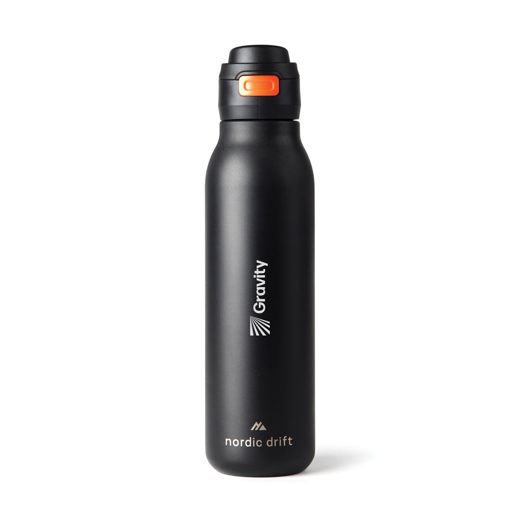 Nordic Drift Trail RCS Single Wall Water Bottle 750ml - Black