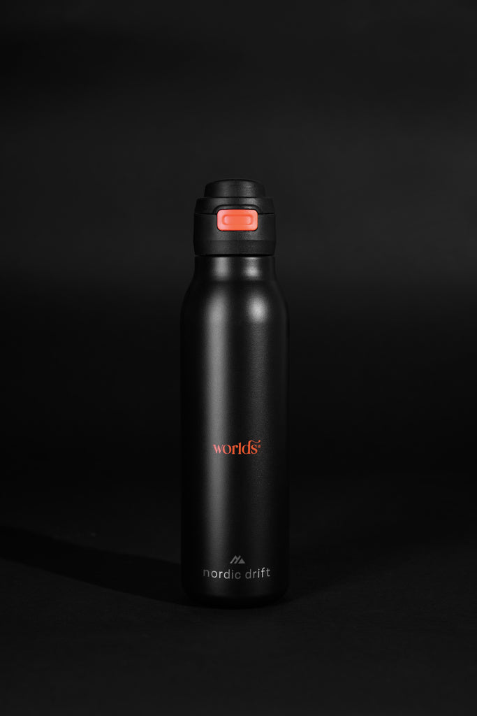 Nordic Drift Trail RCS Single Wall Water Bottle 750ml - Black