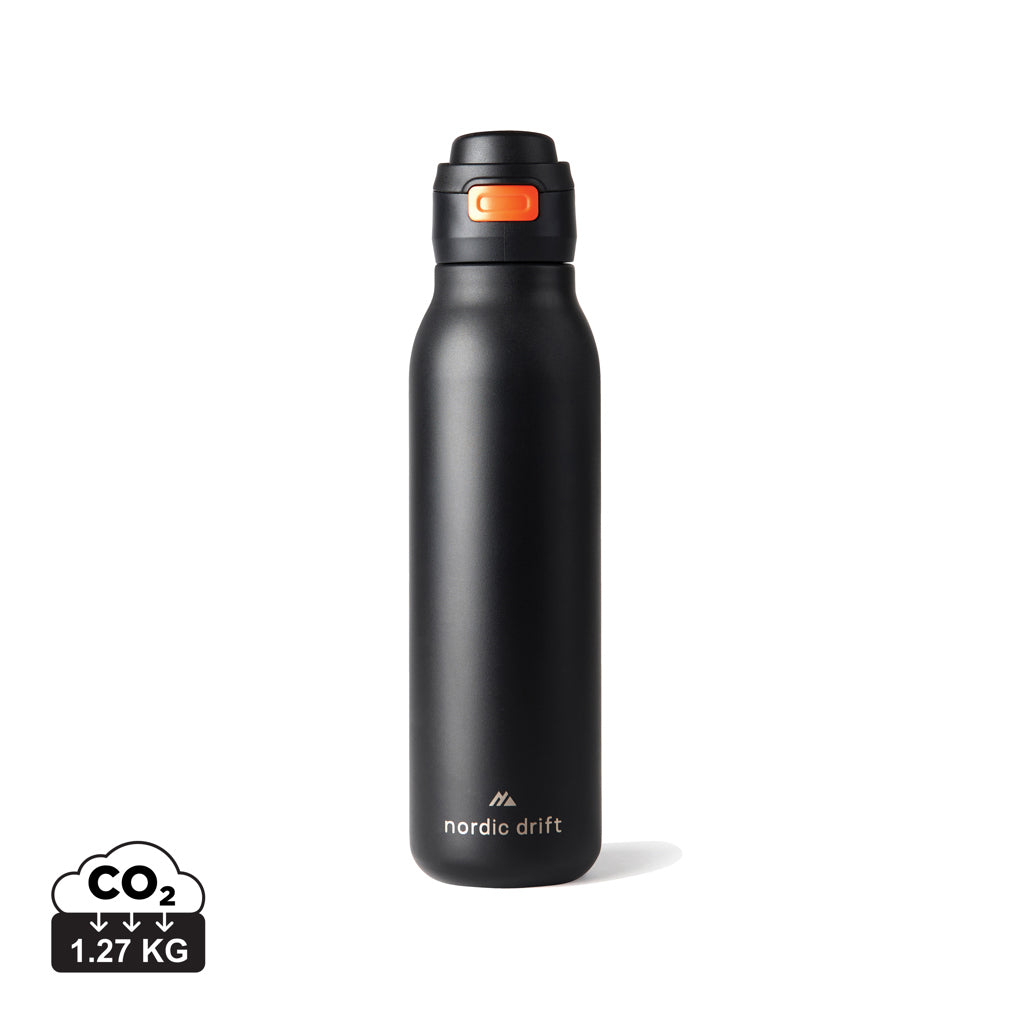 Nordic Drift Trail RCS Single Wall Water Bottle 750ml - Black