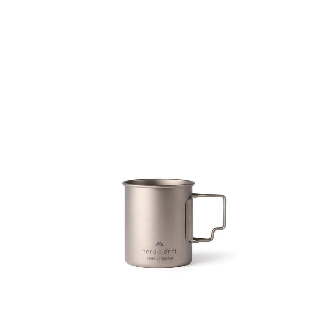 Nordic Drift Trail Ultra Light Titanium 450ml Cup - Silver