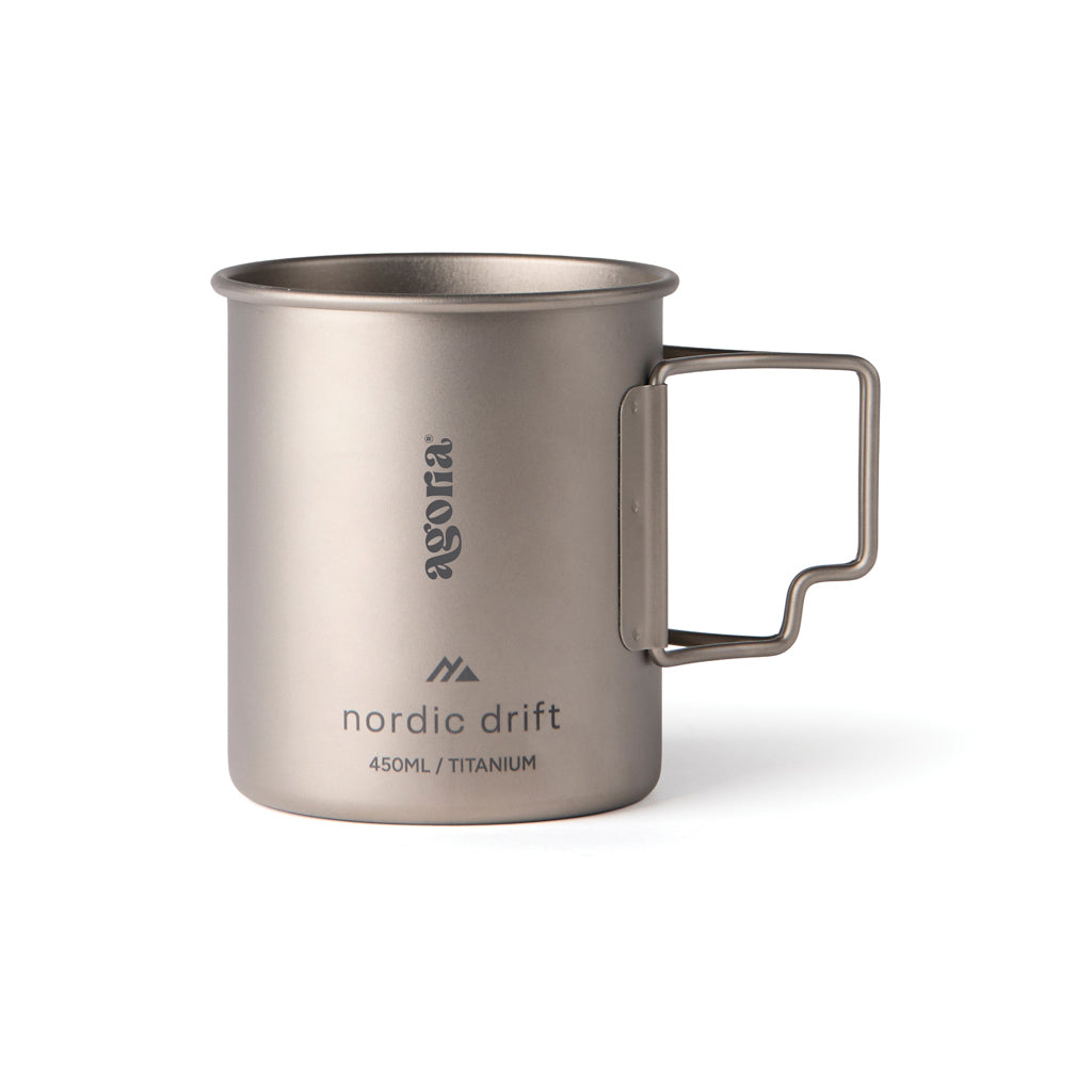 Nordic Drift Trail Ultra Light Titanium 450ml Cup - Silver