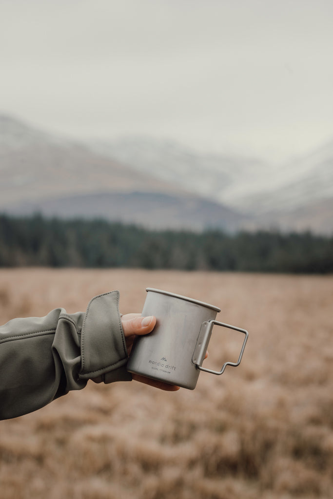 Nordic Drift Trail Ultra Light Titanium 450ml Cup - Silver