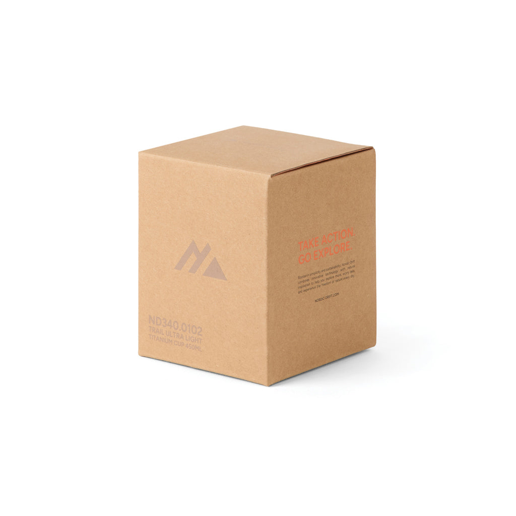 Nordic Drift Trail Ultra Light Titanium 450ml Cup - Silver