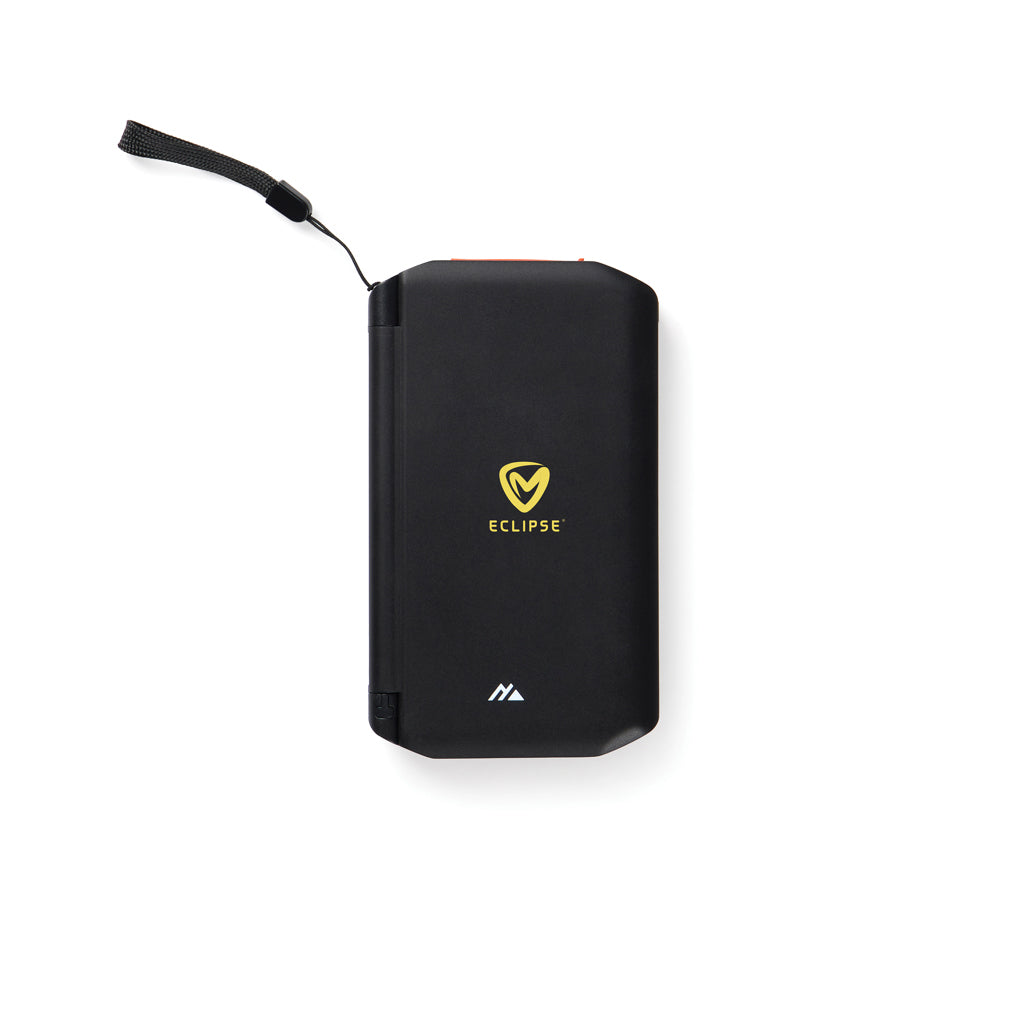 Nordic Drift Titan 10.000mAh solar powerbank with 3 panels - Black