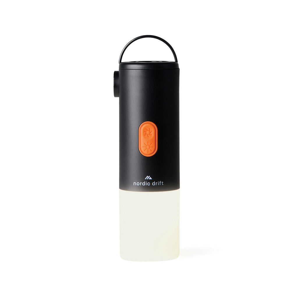 Nordic Drift Titan Portable Air pump camping light - Black