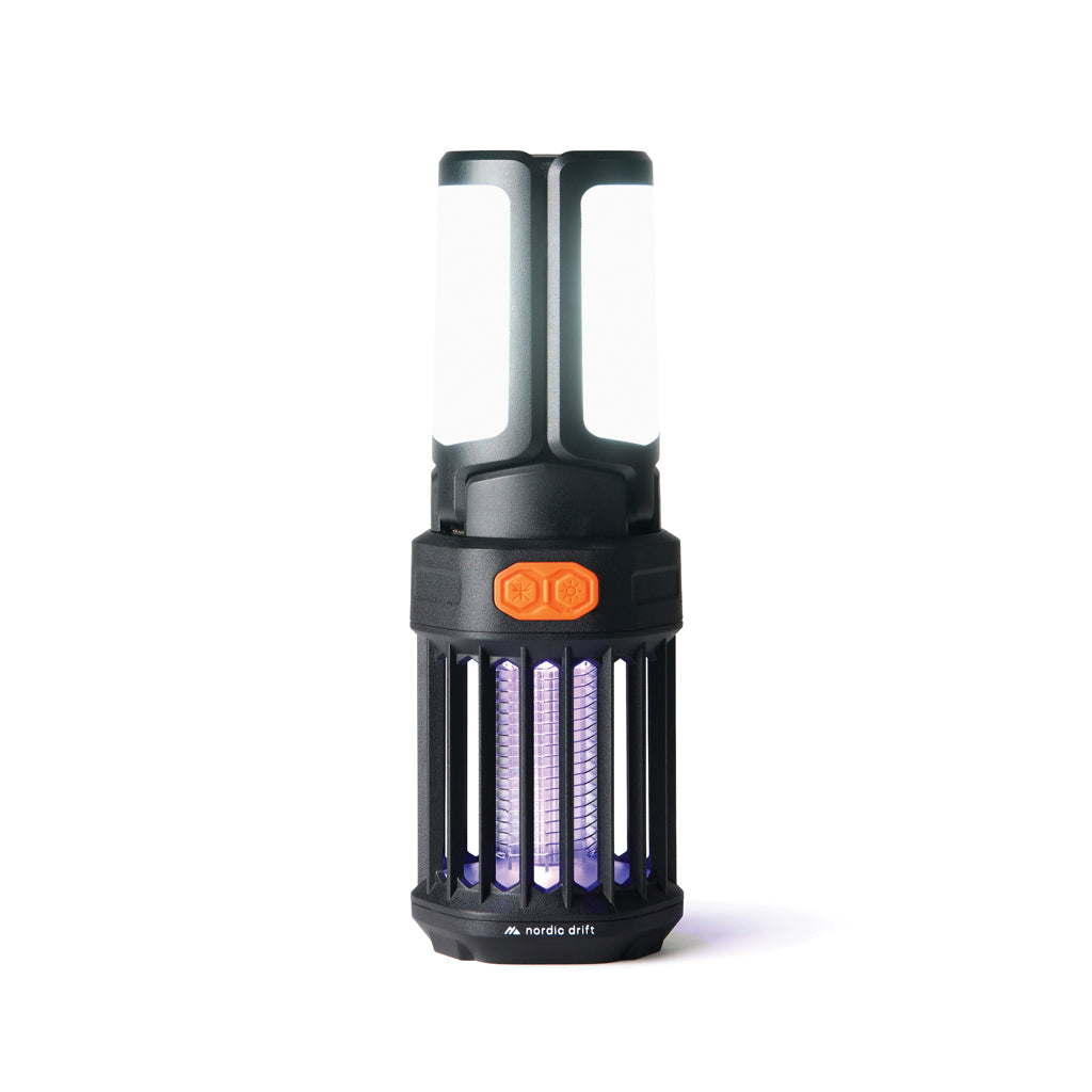 Nordic Drift Titan Portable mosquito repellent camping light - Black
