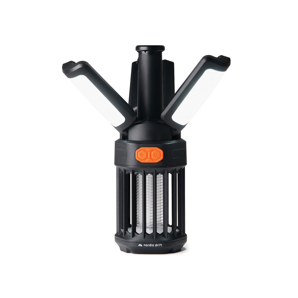 Nordic Drift Titan Portable mosquito repellent camping light - Black