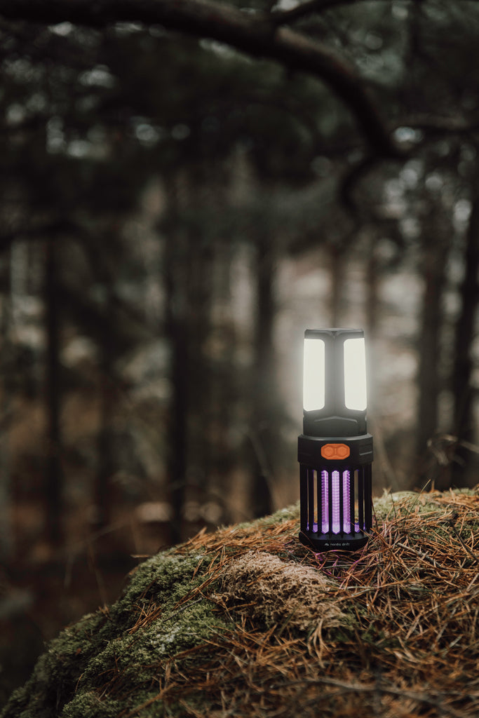 Nordic Drift Titan Portable mosquito repellent camping light - Black