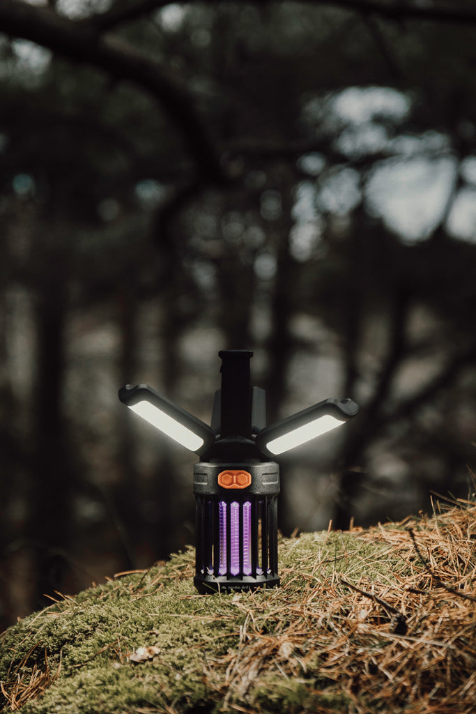 Nordic Drift Titan Portable mosquito repellent camping light - Black