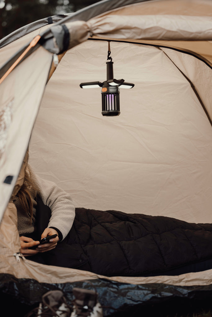 Nordic Drift Titan Portable mosquito repellent camping light - Black