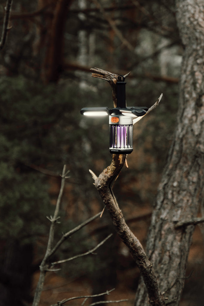Nordic Drift Titan Portable mosquito repellent camping light - Black