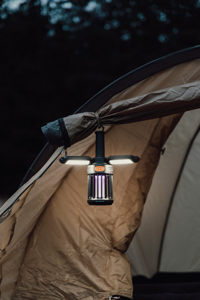Nordic Drift Titan Portable mosquito repellent camping light - Black