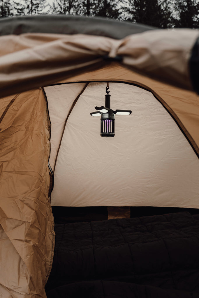 Nordic Drift Titan Portable mosquito repellent camping light - Black