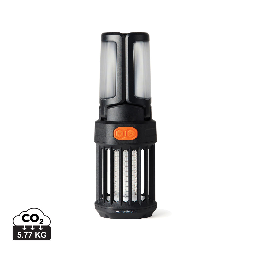 Nordic Drift Titan Portable mosquito repellent camping light - Black