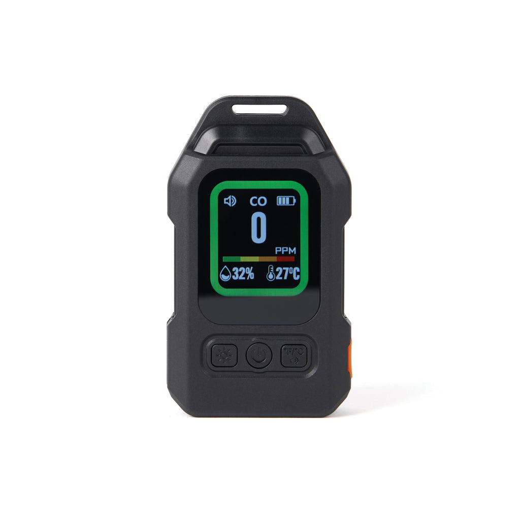 Nordic Drift Everest Portable CO detector alarm with LED - Black