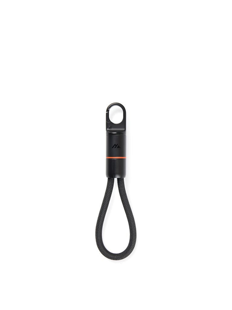 Nordic Drift Everest USB-C 60W fast charging carabiner cable - Black