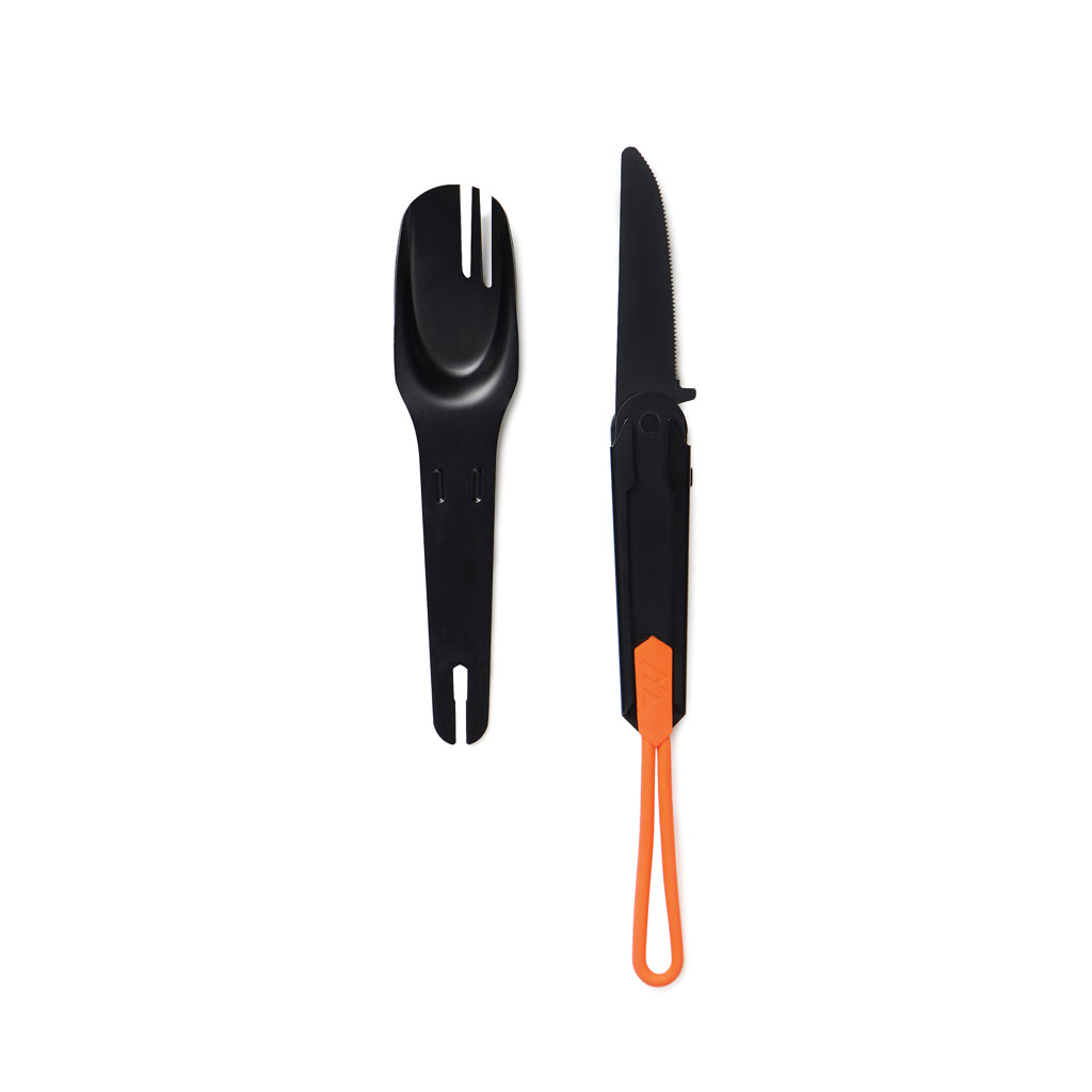 Nordic Drift Trail 4 in 1 outdoor cutlery - Black