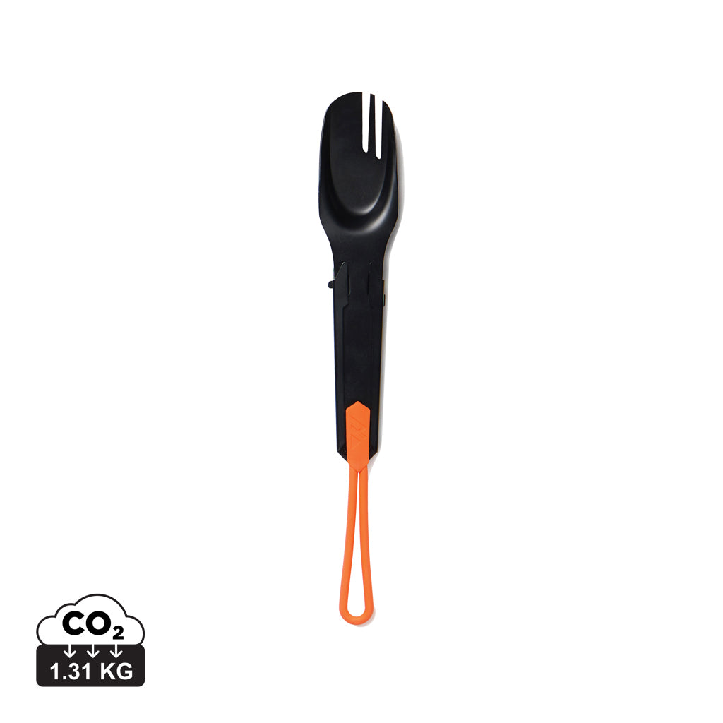 Nordic Drift Trail 4 in 1 outdoor cutlery - Black