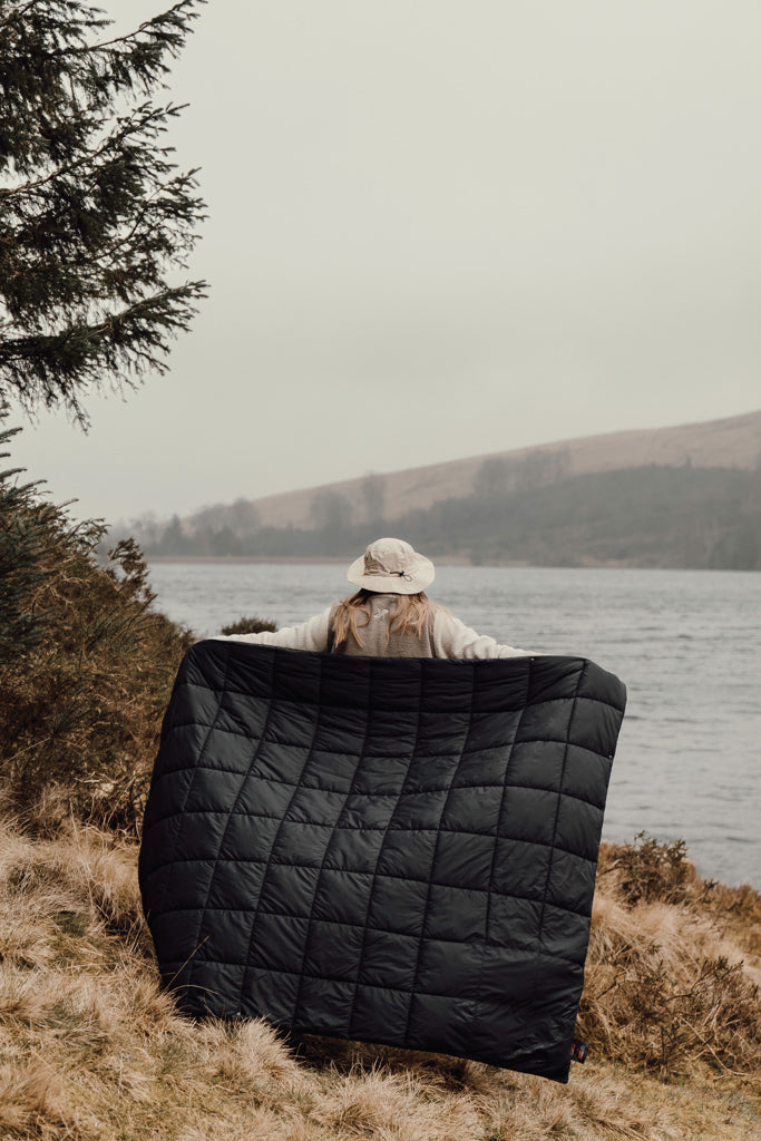 Nordic Drift GRS 3-in-1 Adventure Blanket - Black