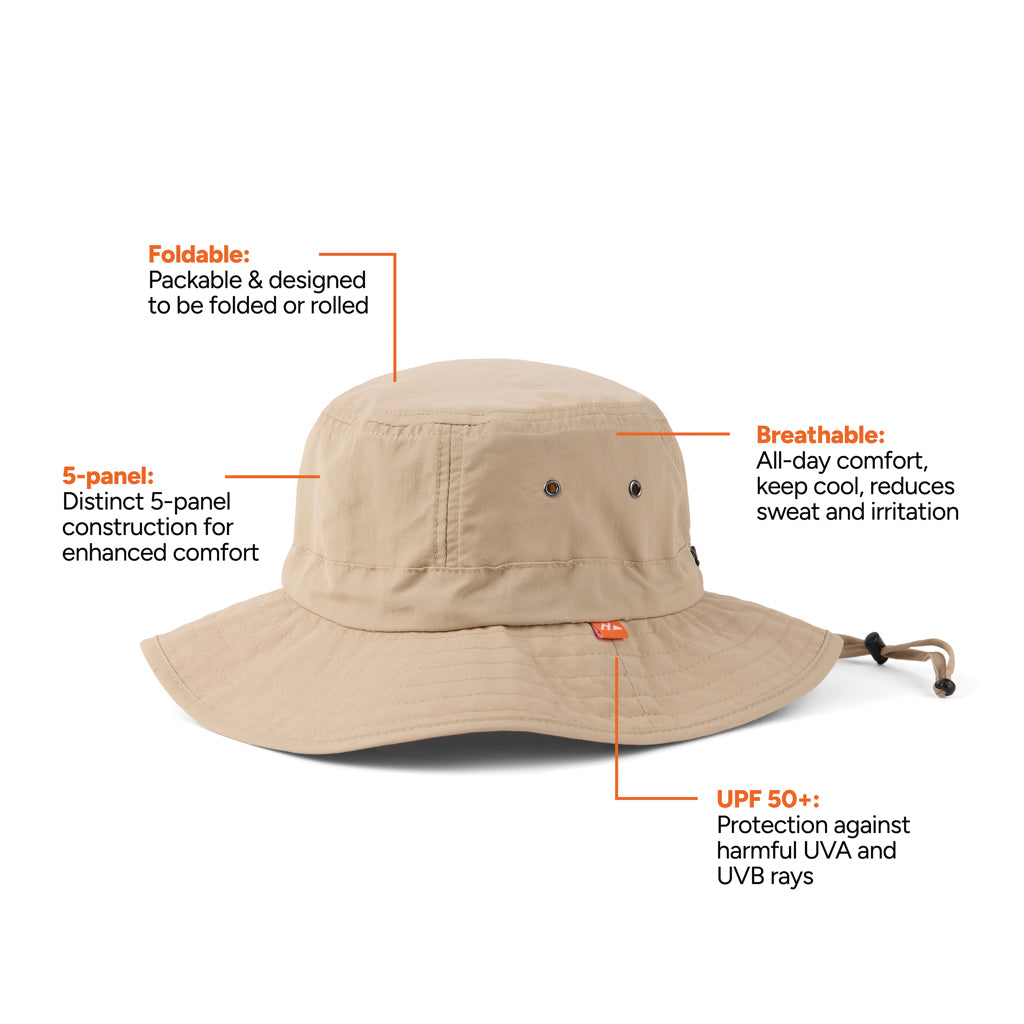 Nordic Drift RCS Horizon UPF 50+ bucket hat - Beige