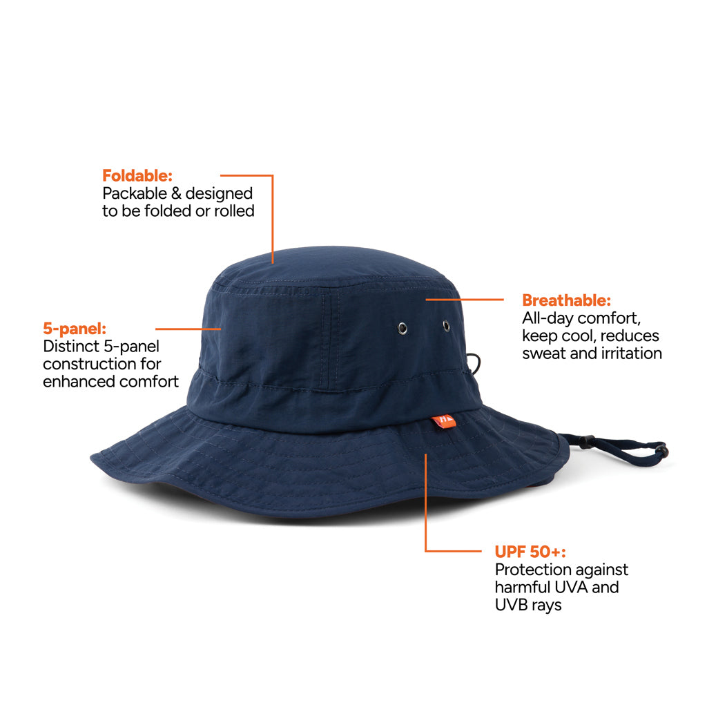 Nordic Drift RCS Horizon UPF 50+ bucket hat - Navy