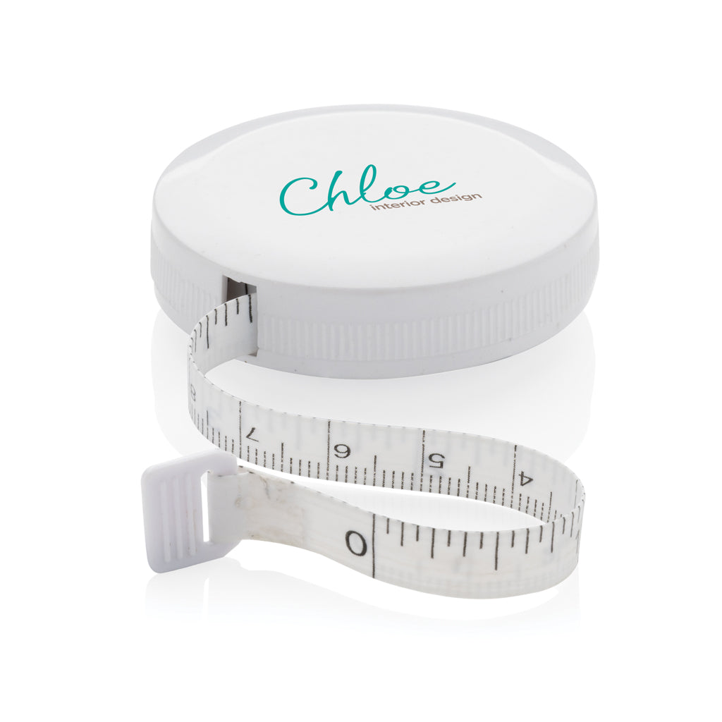 RCS recycled plastic tailor tape - White