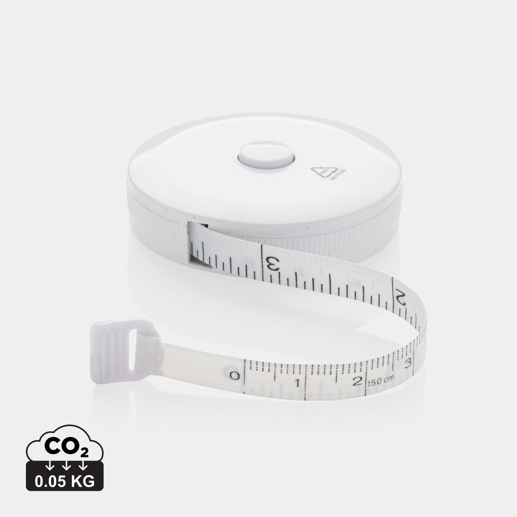 RCS recycled plastic tailor tape - White