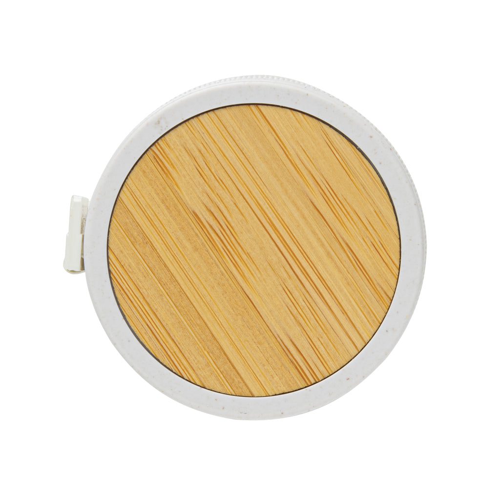 RCS recycled plastic & bamboo tailor tape - White
