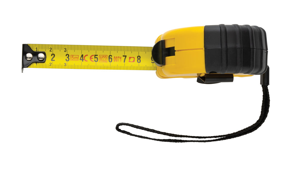 RCS recycled plastic 5M/19 mm tape - Yellow