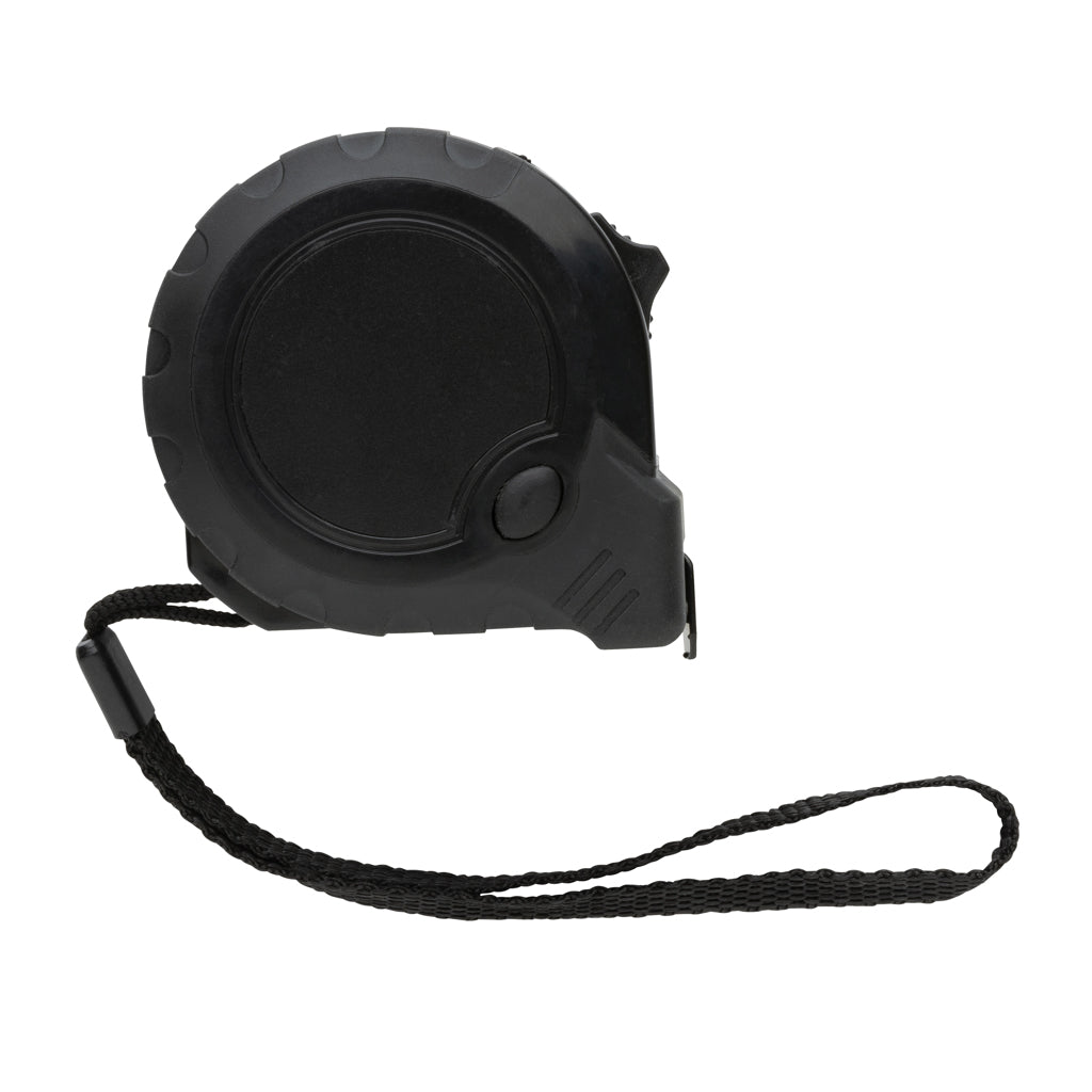 RCS recycled plastic 5M/19 mm tape with stop button - Black