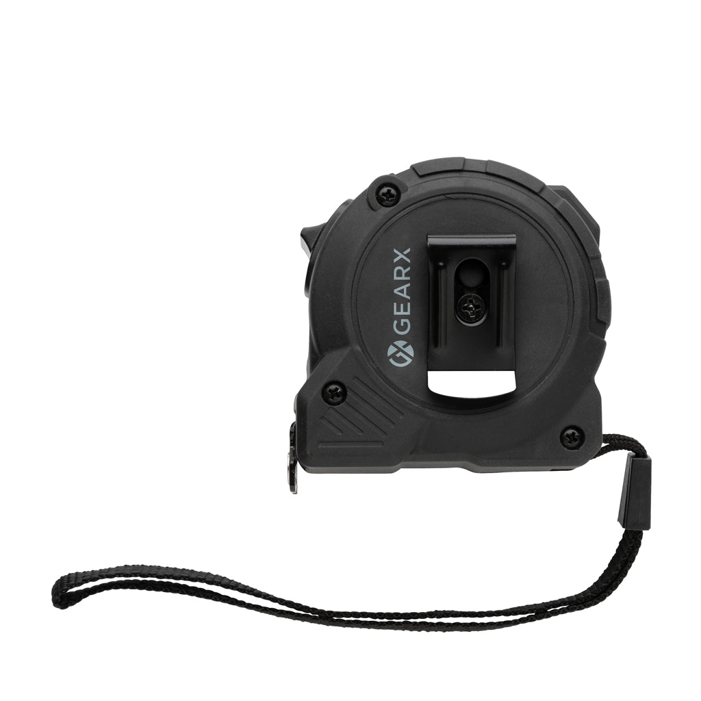Gear X 5M measuring Tape with slow/fast retract function - Black
