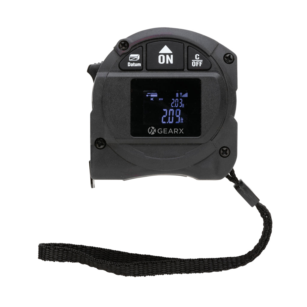 Gear X measuring 5M tape with 30M laser - Black