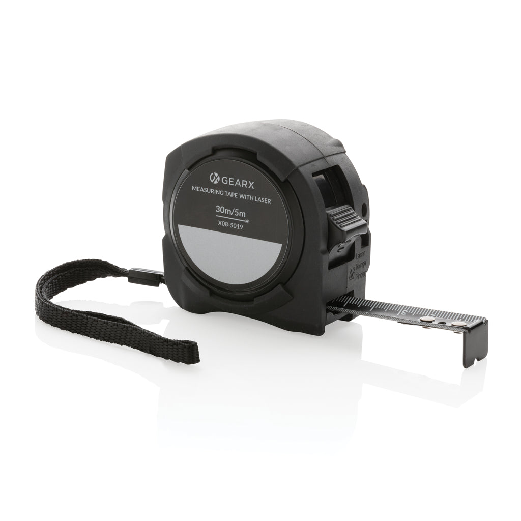 Gear X measuring 5M tape with 30M laser - Black