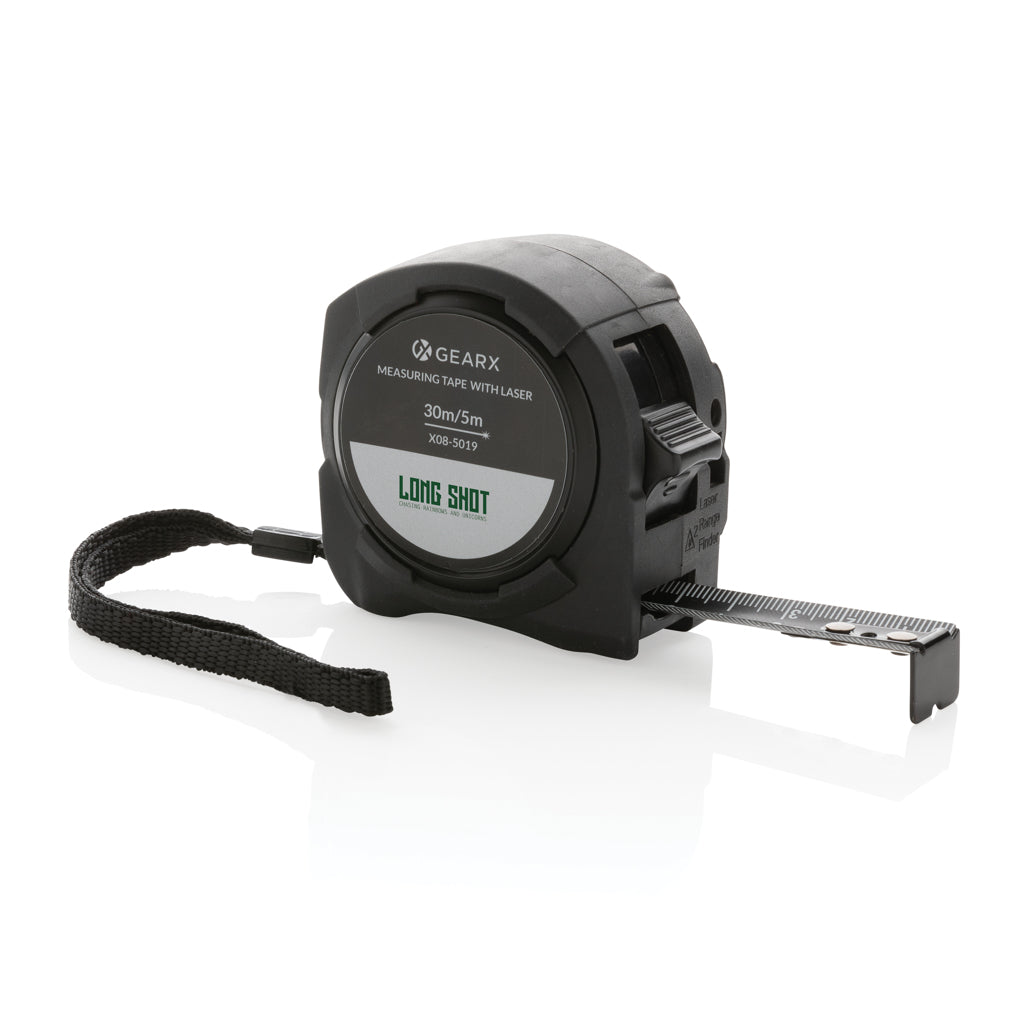 Gear X measuring 5M tape with 30M laser - Black
